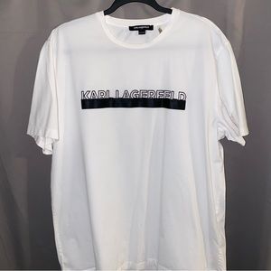 White Karl Lagerfeld TShirt